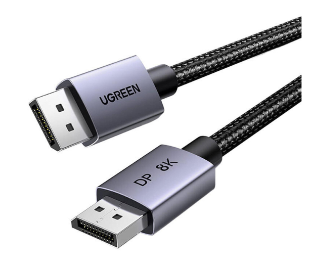 UGREEN Kabel DisplayPort 1.4 DP120 8K 60Hz 32.4Gbps 1m czarny - 1489036 - zdjęcie
